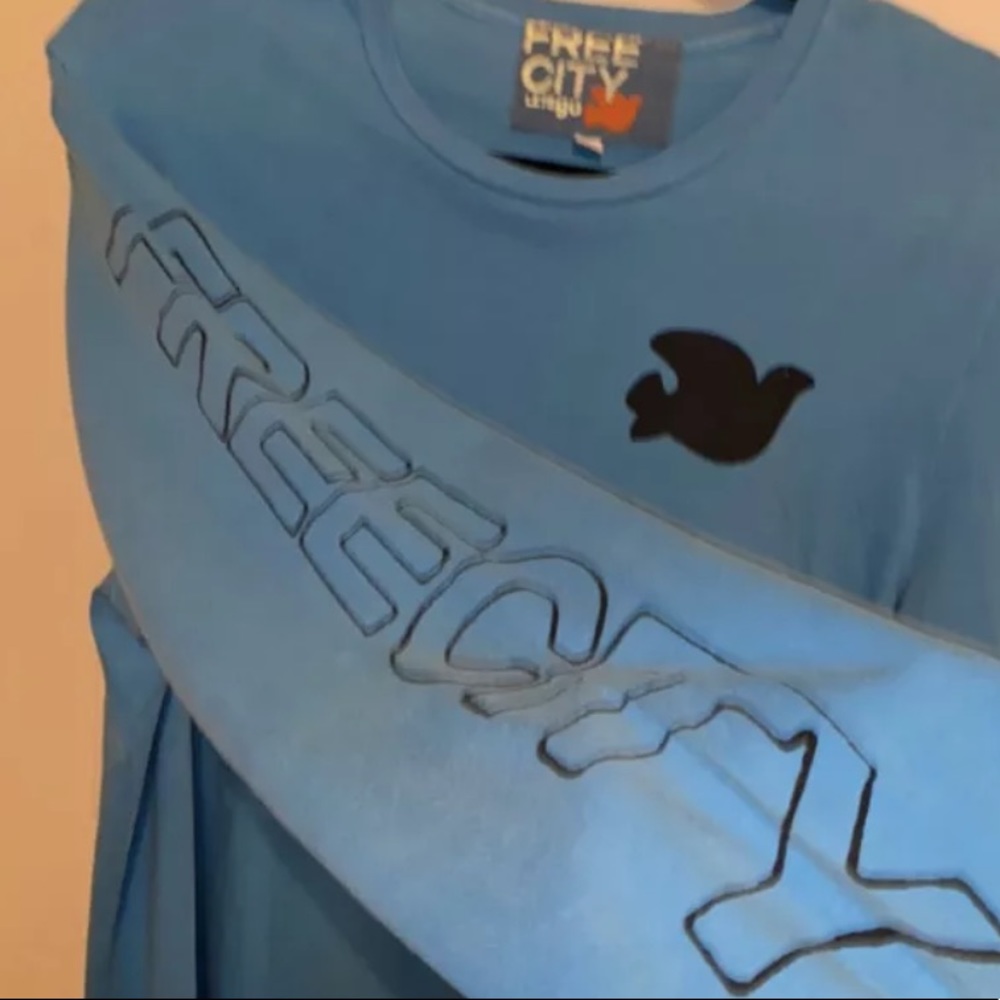 Freecity OG Neighborhood Long Sleeve Blue Tee 💙